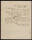 Letter from Ezra E. Cornell to Captain Thomas Sparrow 